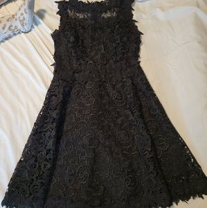 Soloiste Black Lace Dress Size M